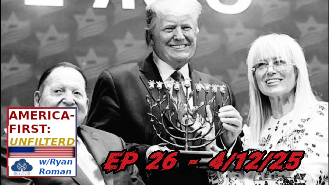 LIVE: America's First Jewish President & The Synagogue of Satan | AFU w/Ryan Roman EP 26 (4/12/25) | YNN